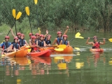 Ruta en piragua de Fraga a Torrente del Cinca 2h