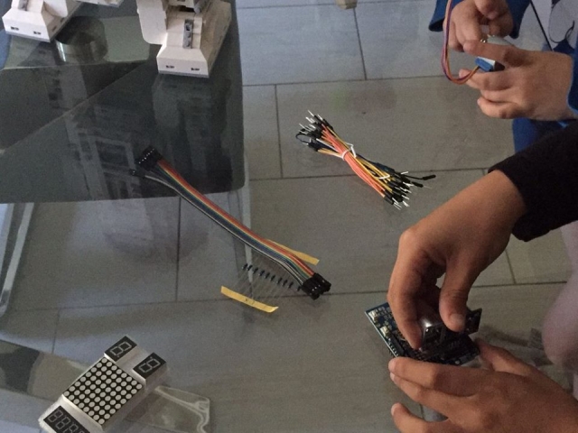  Manipulating elements in the technological workshop 