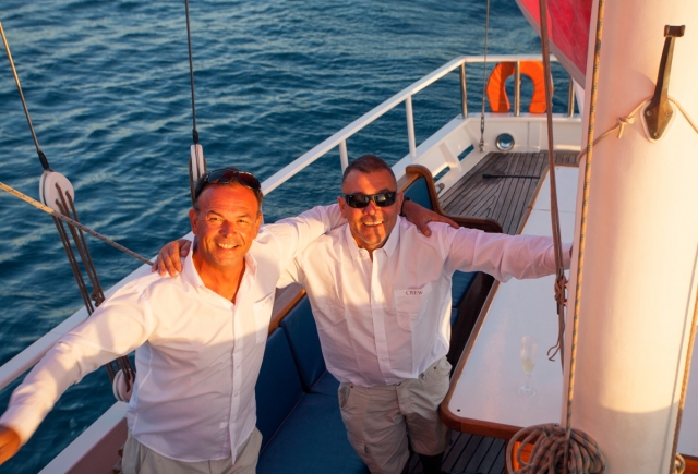 Pasajeros en el barco