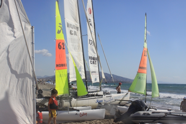 Catamaranes juntos