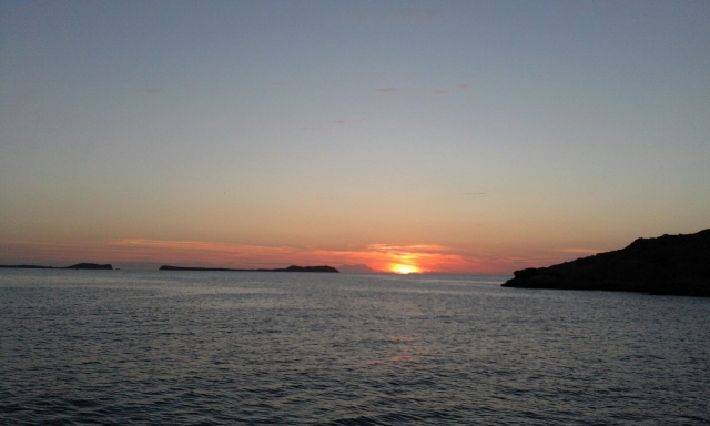 Puesta de sol en Ibiza