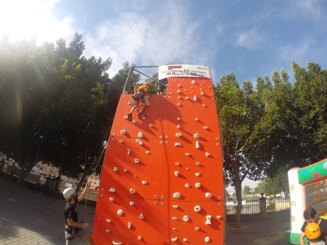 Escalada en rocódromo