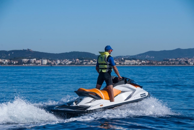  On the jet ski