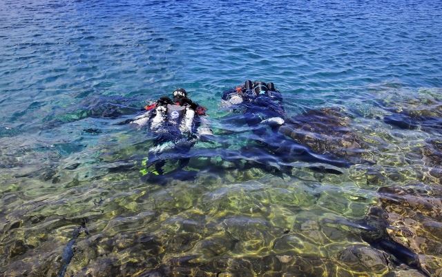  Inizio dell'immersione 