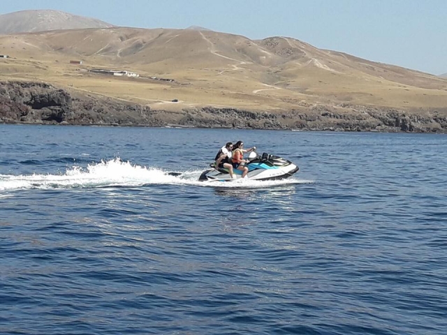 Excursion en moto de agua por Lanzarote