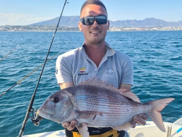 Pescando en Fuengirola