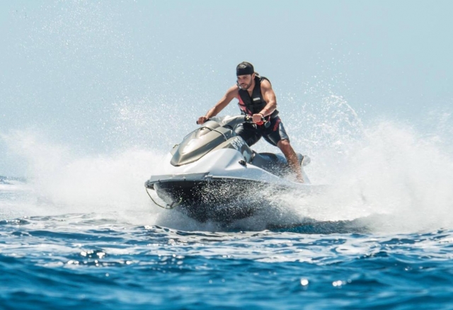Sesion en moto de agua