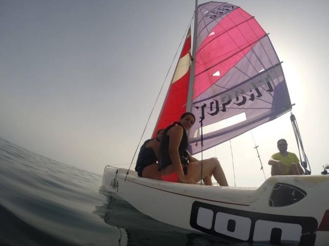  Catamaran on the Almeria coast 