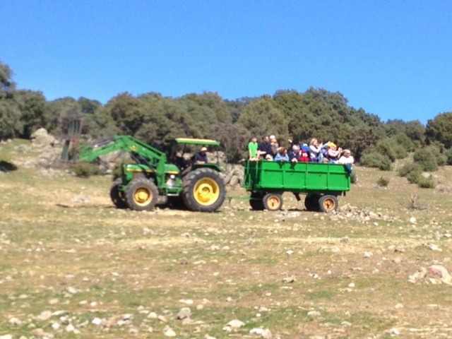 Paseo en tractor