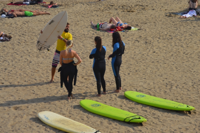 Clase de surf