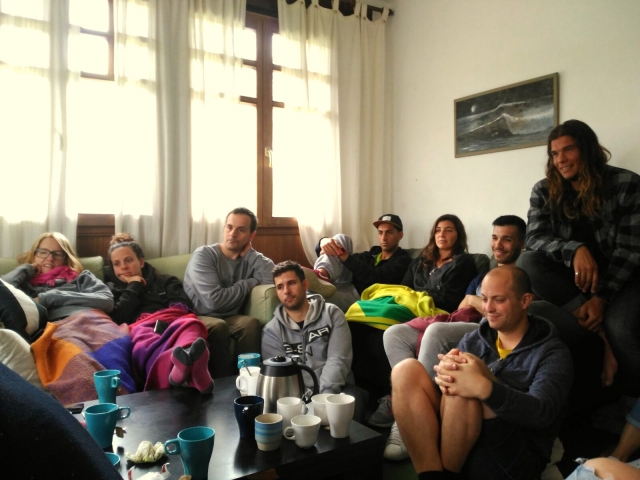 Descansando tras la clase