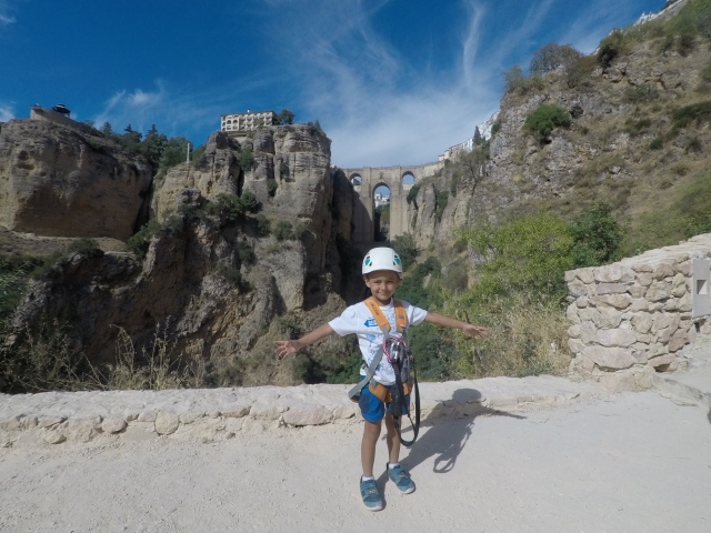  Via ferrata al Tajo de Ronda per bambini 