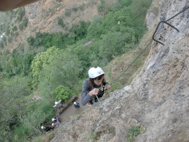 Arrampicata sulla ferrata 