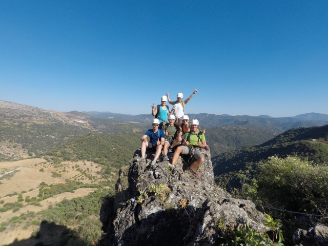 Reportaje fotográfico durante la vía ferrata