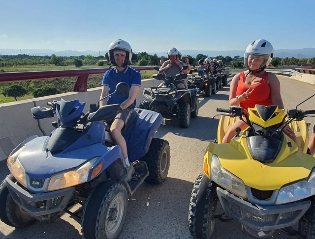  Quad-Route durch Salou 