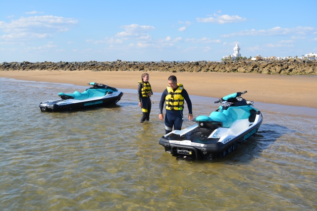  Giro in moto d'acqua attraverso Ayamonte 