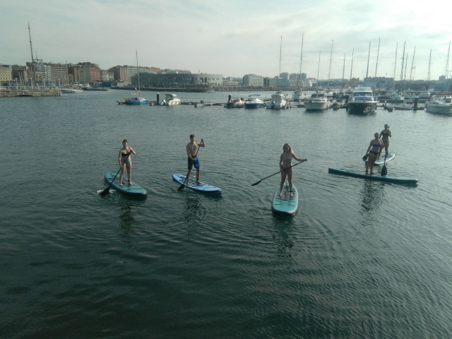  Paddle surf em Gijón 