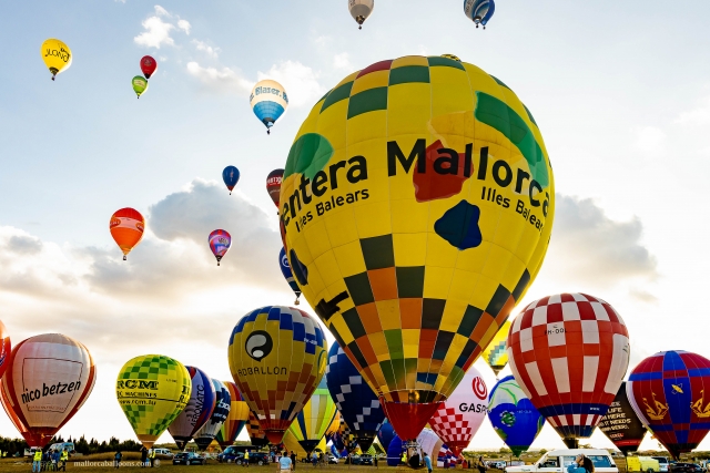 Balloon festival in Mallorca 