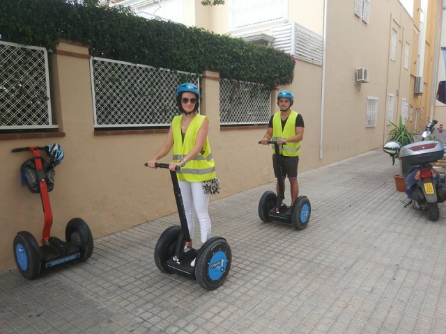  Group on a segway 