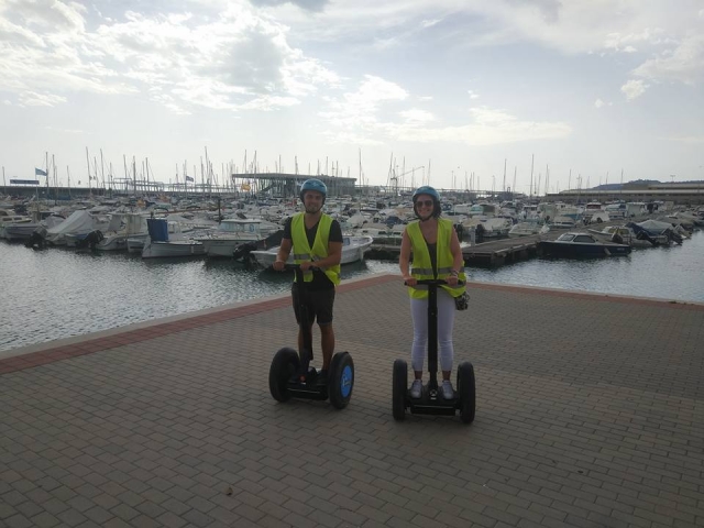  Segways by the sea