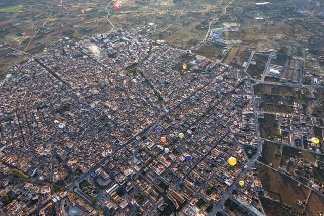  Blick auf Mallorca aus dem Ballon 