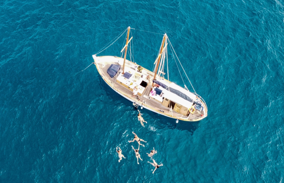  Voilier autour de Palamos 