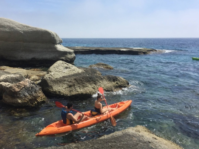Excursão com remos e caiaques 
