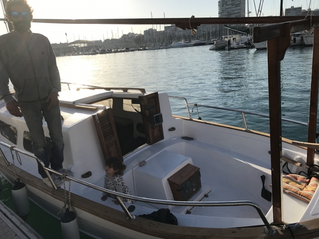  A bordo do Menorquín 