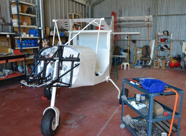Mantenimiento en el hangar