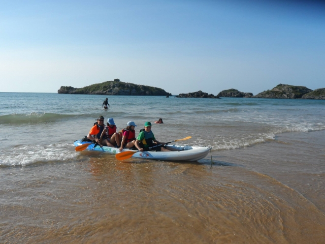  Chegada à praia 