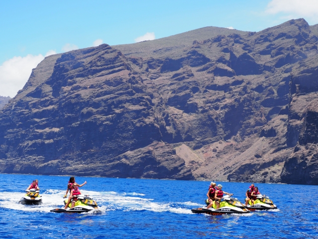 Motos de agua en Tenerife