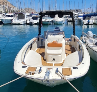 Alquiler embarcación semi rígida Alicante, 4 horas