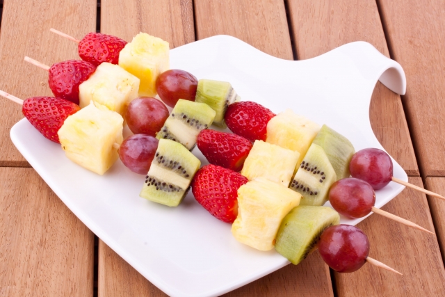 Frutta durante il viaggio 