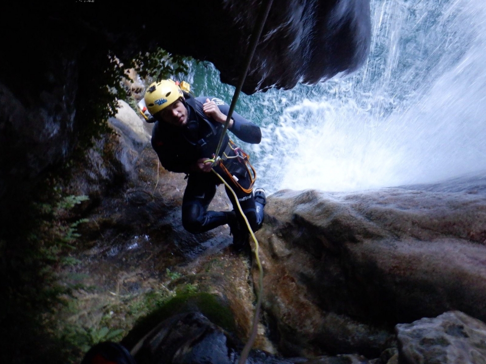 descending the ravine
