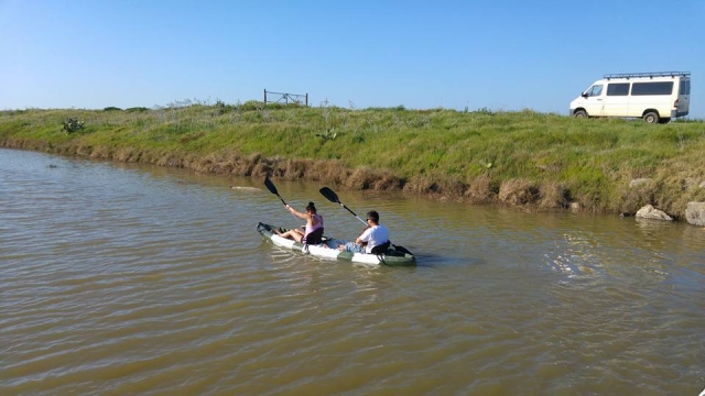  Segeln Sie mit Ihrem Kajak auf einem Kajak Freunde in Cádiz