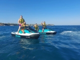 Ruta en moto de agua biplaza Marina Salinas, 30min
