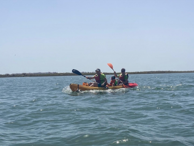 Discesa del Guadiana in kayak Isla Canela, 5h
