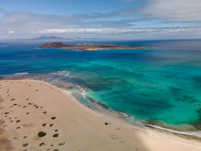  Strand von Corralejo auf Fuerteventura 