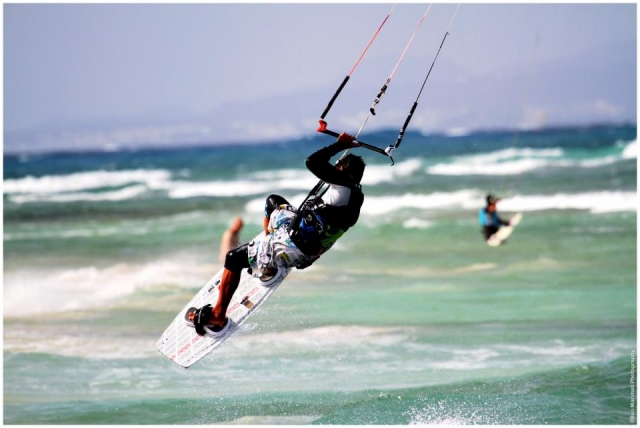 Kitesurfing in Corralejo 