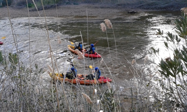 Descenso kayaks en Cofrentes