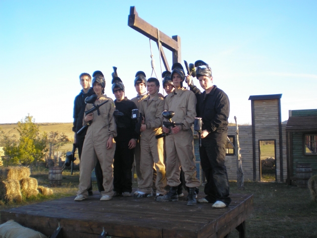  Photo de l'équipe de paintball 