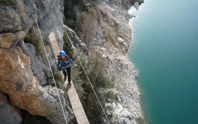  Ponti sospesi sulla via ferrata Cast urquiza Olmo 
