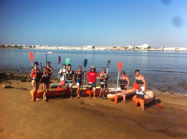  Preparing the Kayak trip through Ayamonte 
