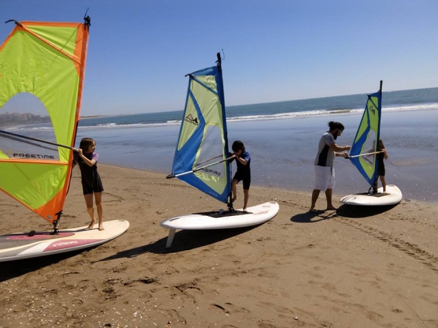 Tabla y vela avanzada de windsurf
