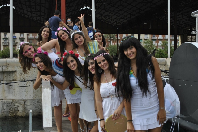 Chicas celebrando despedida de soltera