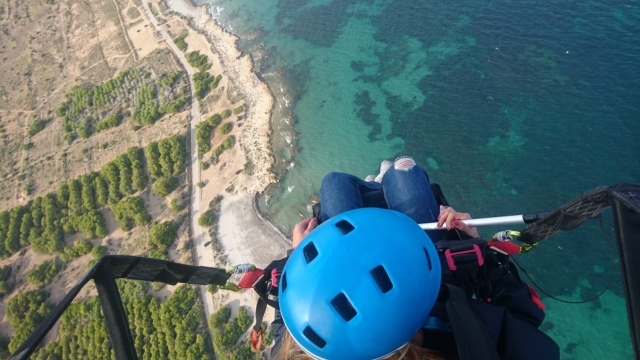 Vuelo en parapente por las playas de Benidorm