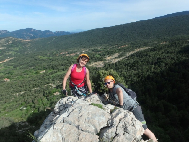  At the top of the via ferrata