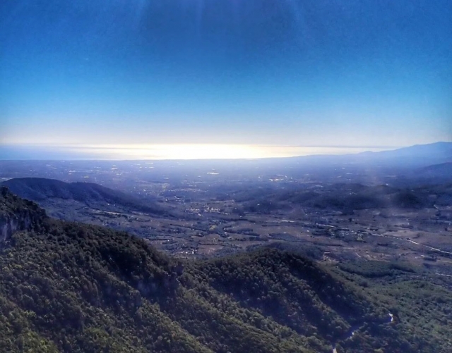  Die Aussicht auf den Klettersteig 