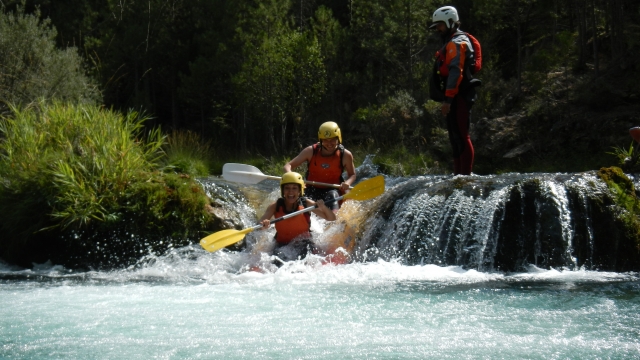 Descenso en canoa