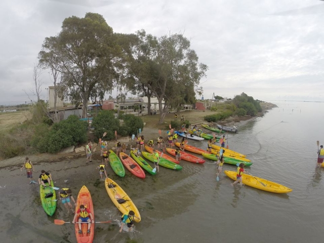  Gruppo di kayak a Tarragona 
